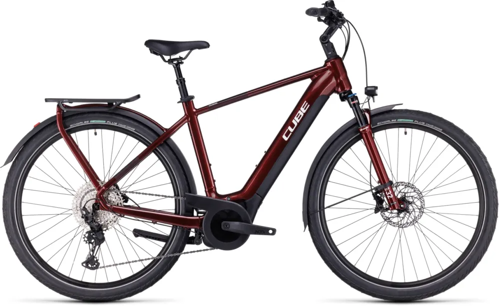 Cube Touring Hybrid EXC 625 - 625 Wh - 28 Zoll - Diamant - red'n'white - Größe 58 CM Neu