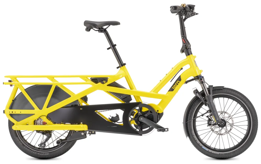 Tern GSD S10 - 500 Wh - 20 Zoll - Longtail - School Bus Yellow - Größe One Size Gratis Versand