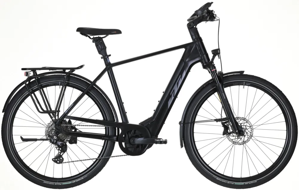 KTM Macina Style 730 - 750 Wh - 28 Zoll - Diamant - Black matt (grey+orange) - Größe 46 CM Nur Heute
