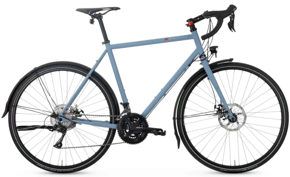 VSF Fahrradmanufaktur T-Randonneur Sport - 28 Zoll - Diamant - limpid blue glänzend - Größe 62 CM Markenware