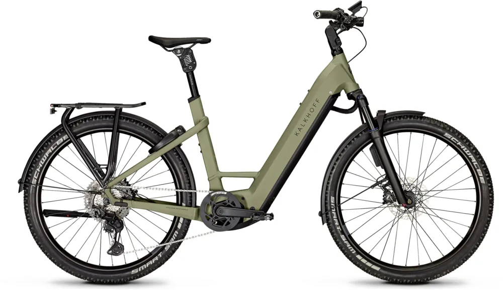 Kalkhoff Entice 7.B Advance+ ABS - 750 Wh - 27,5 Zoll - Tiefeinsteiger - urbangreen matt - Größe S Finale Aktion