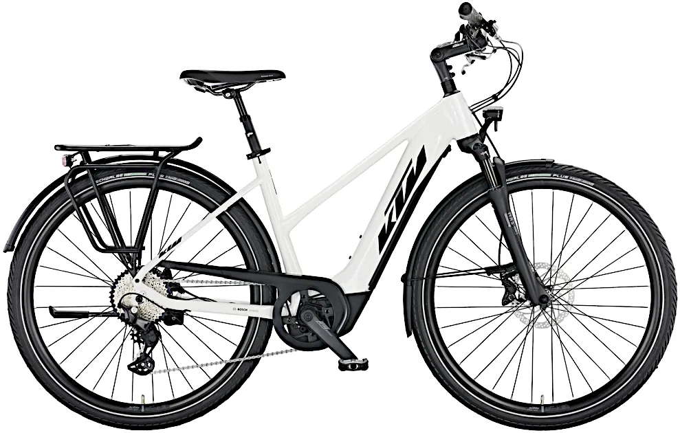 Top-Angebot KTM Macina Tour CX 625 LTD - 625 Wh - 28 Zoll - Trapez - White (black) - Größe 56 CM