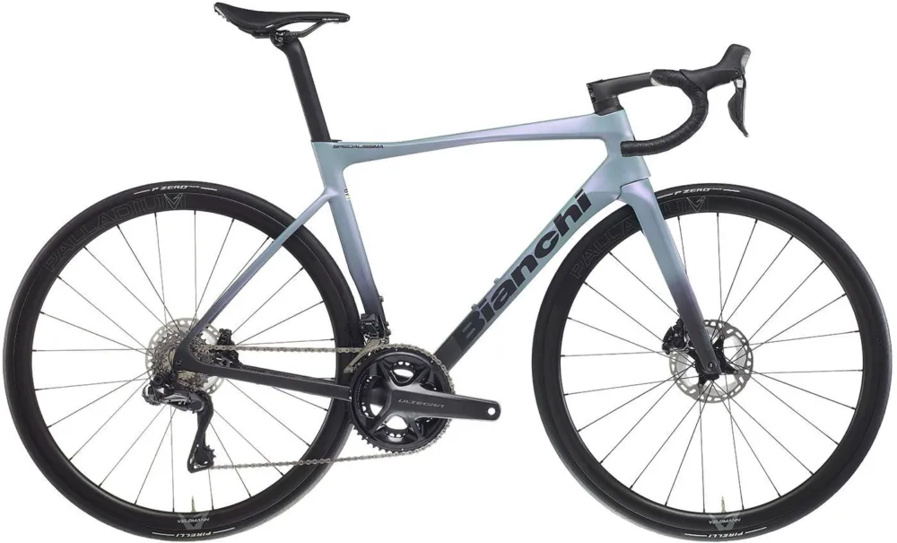 Geprüft Bianchi Specialissima Pro - Ultegra Di2 - 4iiii PowerMeter - 28 Zoll - Diamant - 2026 - MV / Carbon / Graphite Irid - Black - Größe 57 CM