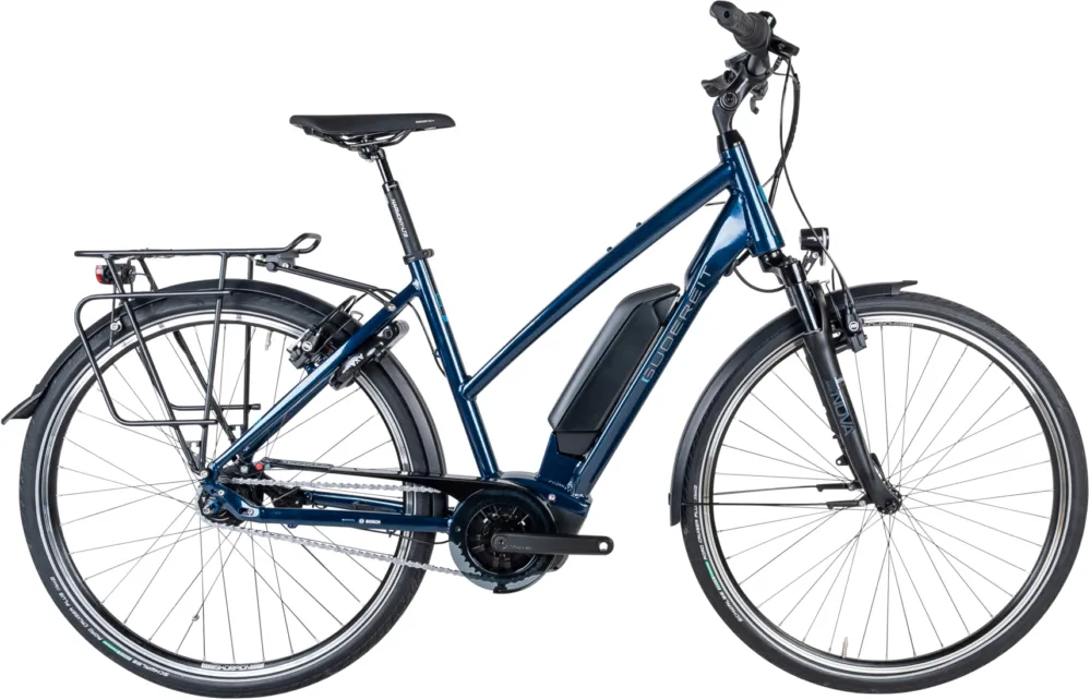 Online Kaufen Gudereit EC-3 - 500 Wh - 28 Zoll - Trapez - Dunkelblau Glanz - Größe 55 CM