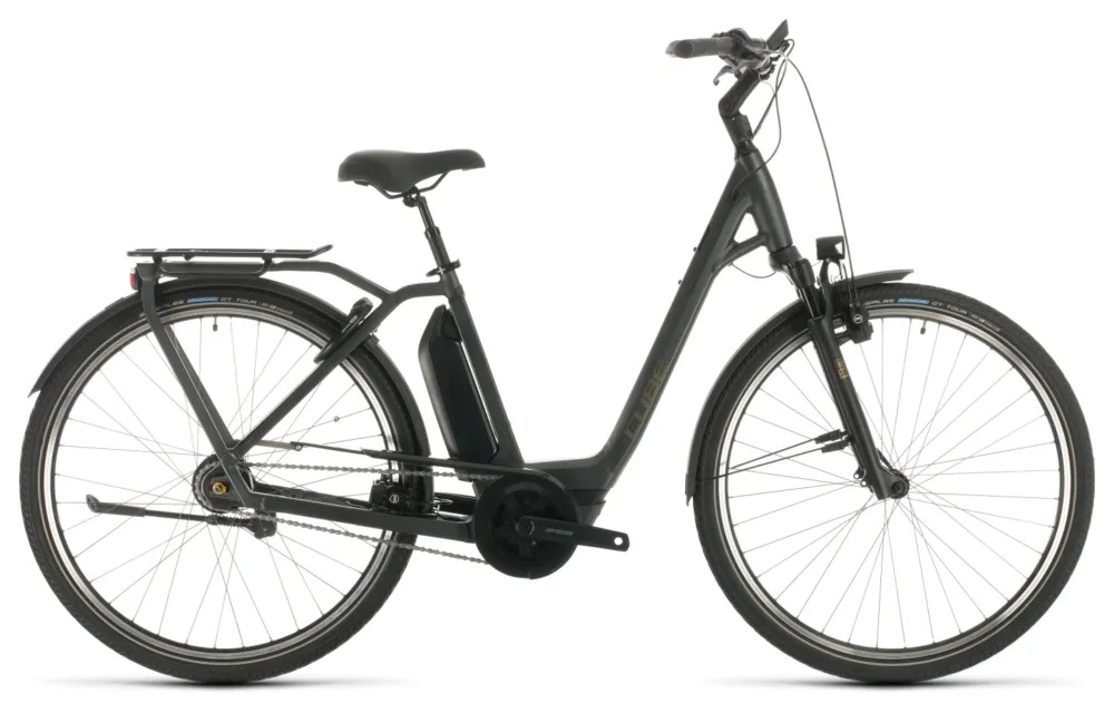 Meistverkauft Cube Town Hybrid SL 500 - 500 Wh - 28 Zoll - Tiefeinsteiger - iridium´n´gold - Größe 50 CM