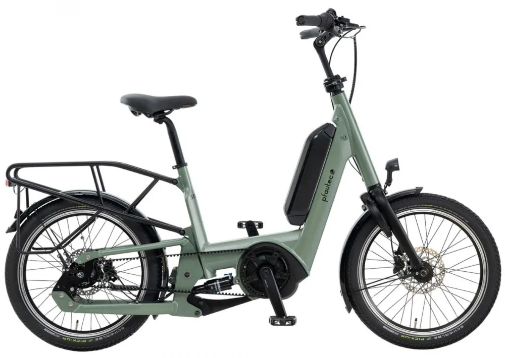 Pfau-Tec Smoo - 545 Wh - 20 Zoll - Tiefeinsteiger - Salbeigrün matt - Größe One Size Nur Für Kurze Zeit