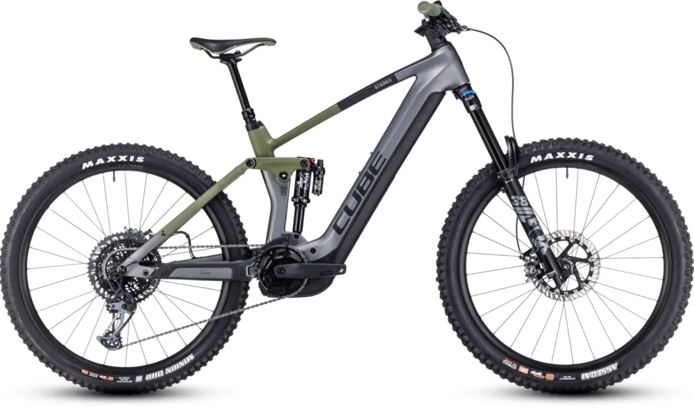 Top-Seller Cube Stereo Hybrid 160 HPC TM 750 27.5 - 750 Wh - 27,5 Zoll - Fully - flashgrey´n´olive - Größe L