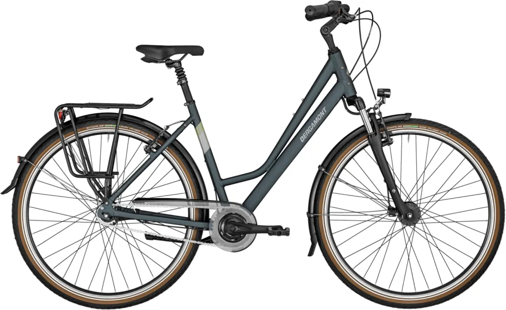 Angebot Bergamont Horizon N7 CB Amsterdam - 28 Zoll - Doppelrohr - matt dark petrol blue - Größe 44 CM