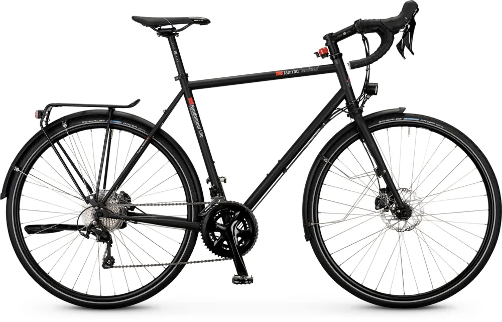 Ausverkauf VSF Fahrradmanufaktur T-Randonneur Lite - 28 Zoll - Diamant - ebony matt - Größe 52 CM