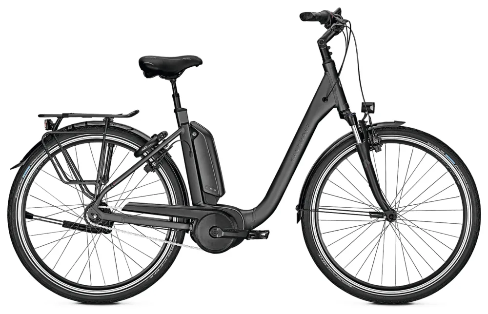 Kracherpreis Kalkhoff Agattu 3.B XXL - 500 Wh - 28 Zoll - Tiefeinsteiger - diamondblack - matt - Größe 55 CM
