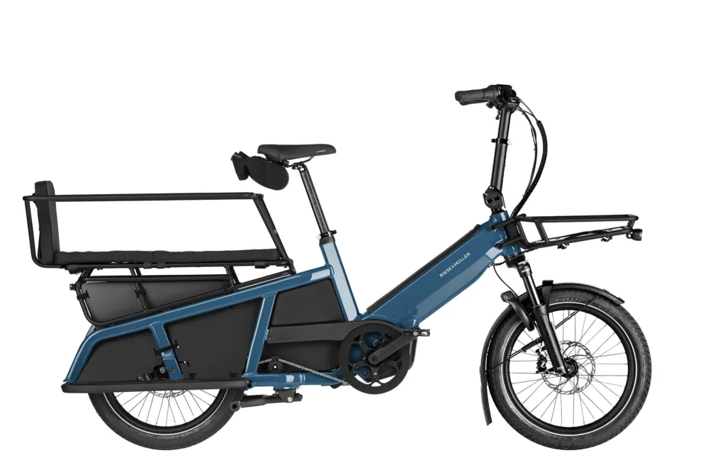 Online Kaufen Riese und Müller Multitinker2 FAMILY - 625 Wh - 20 Zoll - Longtail - 2026 - petrol/black matt - Größe One Size