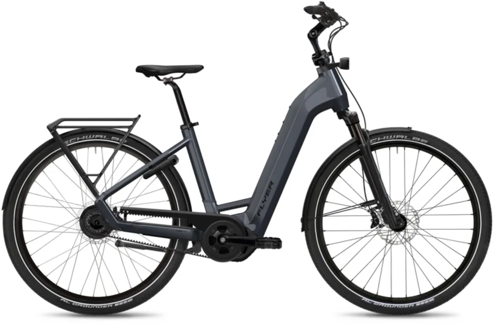 Kostenloser Versand Flyer G1 Gotour 5.43 - 750 Wh - 28 Zoll - Tiefeinsteiger - Cold Anthracite Gloss - Größe S