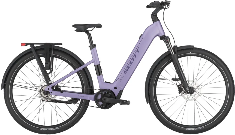 Wochenendangebot Scott Sub 20 Belt Wave - 600 Wh - 28 Zoll - Tiefeinsteiger - lila purple - Größe M
