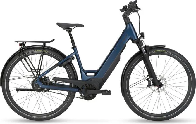 Echt E-Bike Manufaktur 5NF - 750 Wh - 27,5 Zoll - Tiefeinsteiger - Dunkelblau Matt - Größe 50 CM