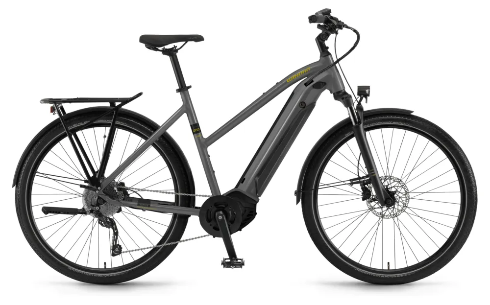 Neue Kollektion Winora Sinus iX10 - 500 Wh - 27,5 Zoll - Trapez - concrete - Größe 48 CM