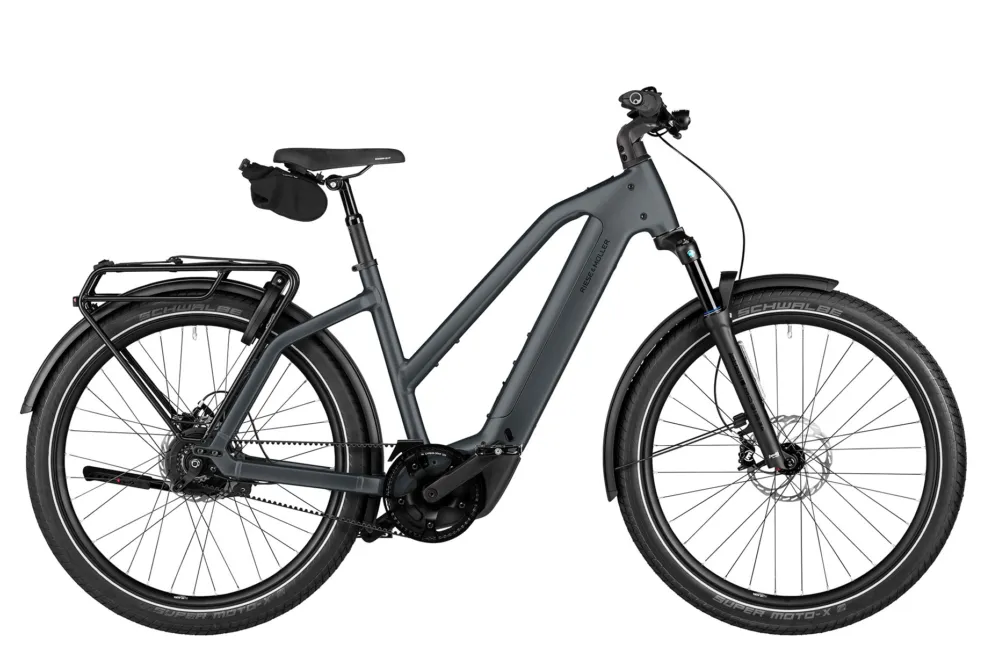 Neuheit Riese und Müller Charger5 Mixte vario CORE - 600 Wh - 27,5 Zoll - Trapez - 2026 - slate grey - Größe 45 CM