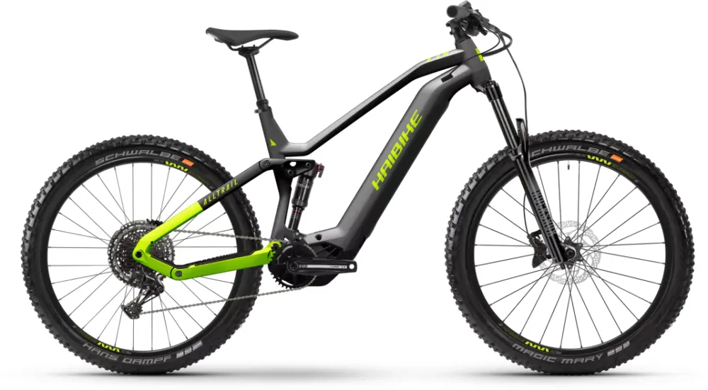 Haibike Alltrail 9 - 720 Wh - 29 - 27,5 Zoll - Fully - titan/lime/black matt - Größe M Nur Für Kurze Zeit