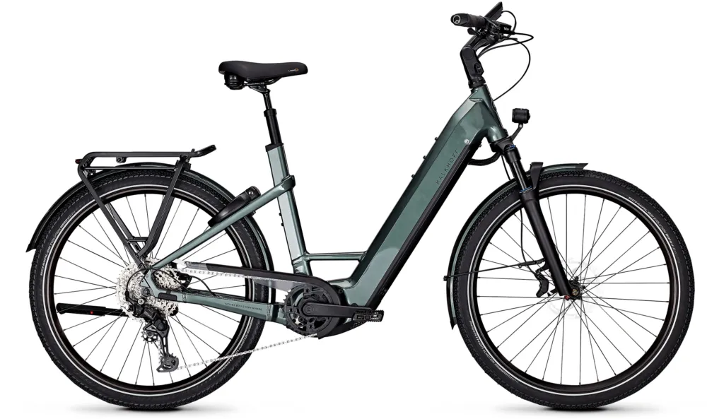 Kalkhoff Endeavour 7.B Move+ - 750 Wh - 27,5 Zoll - Tiefeinsteiger - techgreen glossy - Größe S Zertifiziert