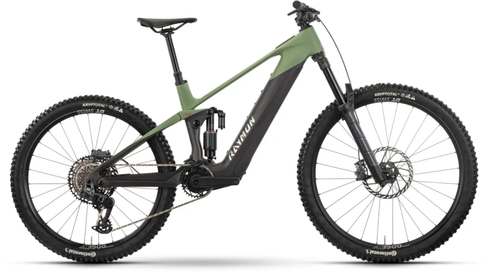 Raymon Tarok Pro - 756 Wh - 29 - 27,5 Zoll - Fully - carbon/reseda green/violett - Größe M Garantierte Lieferung