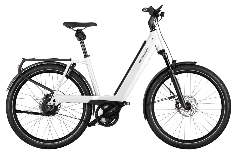 Riese und Müller Nevo4 GT vario - 750 Wh - 27,5 Zoll - Tiefeinsteiger - 2026 - pure white - Größe 47 CM Nur Für Kurze Zeit