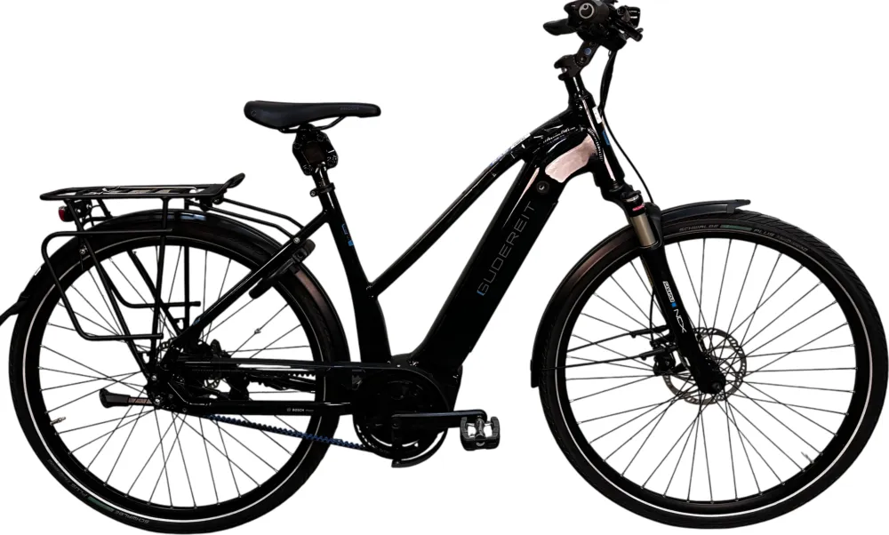 Gudereit ET-10 evo - 500 Wh - 28 Zoll - Trapez - schwarz glanz - Größe 45 CM Neue Ware