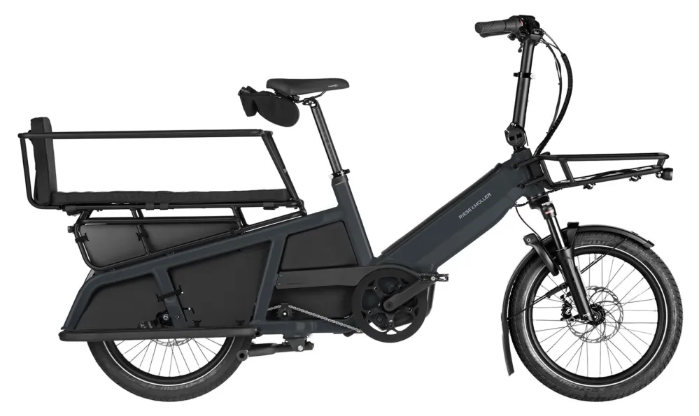 Direkt Vom Hersteller Riese und Müller Multitinker2 FAMILY - 625 Wh - 20 Zoll - Longtail - 2026 - utility grey/black matt - Größe One Size