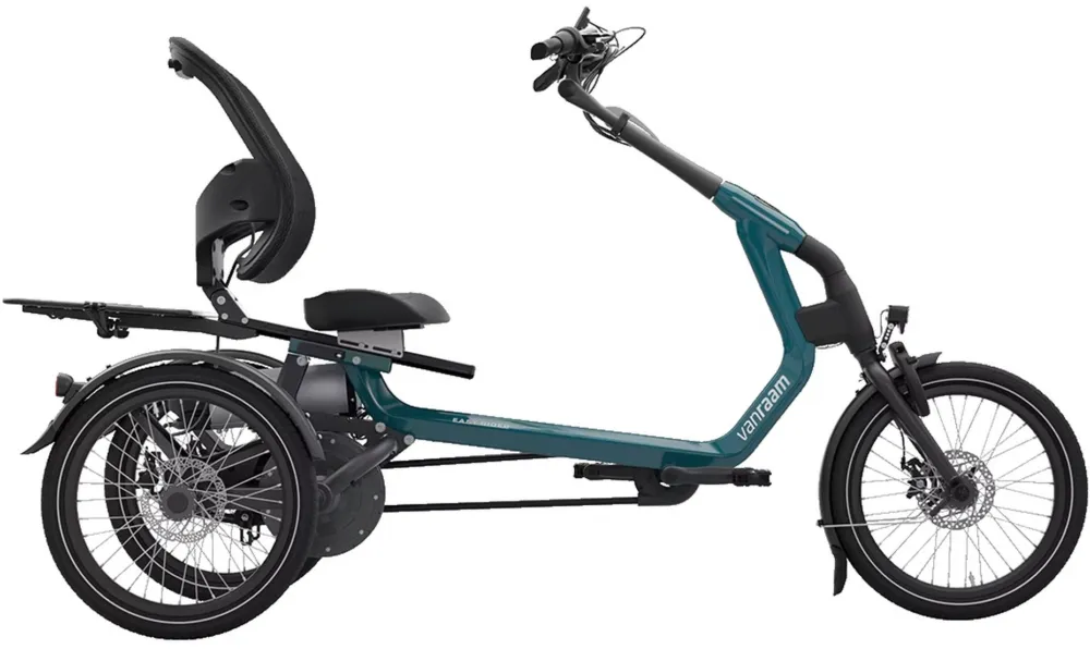 Van Raam Easy Rider Dreirad - 846 Wh - 20 Zoll - 2026 - (RAL 5020) Ozeanblau glänzend - Größe M Kostenloser Rückversand