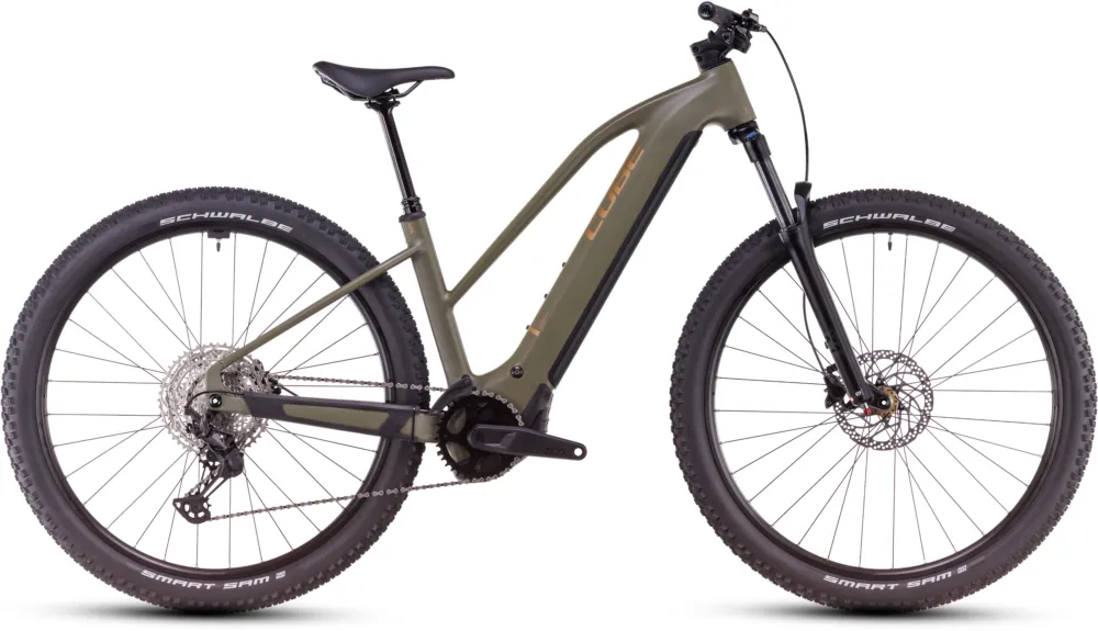 Jetzt Kaufen Cube Reaction Hybrid Pro 600 - 600 Wh - 29 Zoll - Trapez - dustyolive´n´gold - Größe L