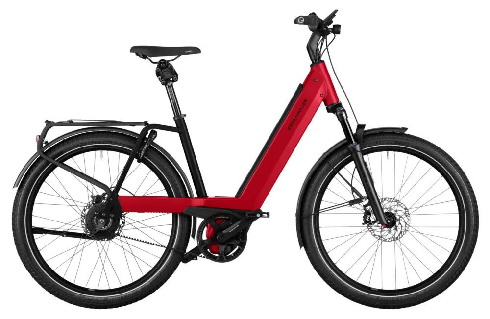 Kostenloser Versand Riese und Müller Nevo4 GT vario - 750 Wh - 27,5 Zoll - Tiefeinsteiger - 2026 - dynamic red metallic - Größe 47 CM