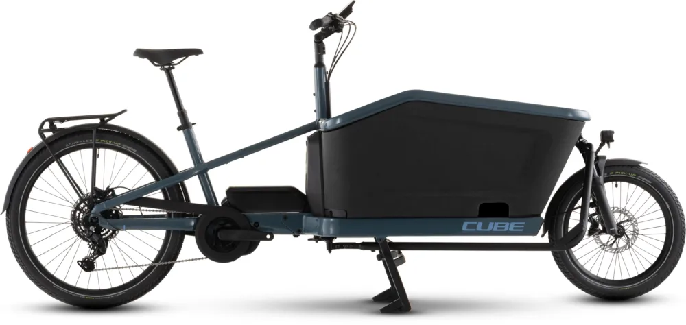 Cube Cargo Hybrid 800 - 800 Wh - 26 Zoll - Long John - 2026 - storm´n´reflex - Größe One Size Neue Kollektion