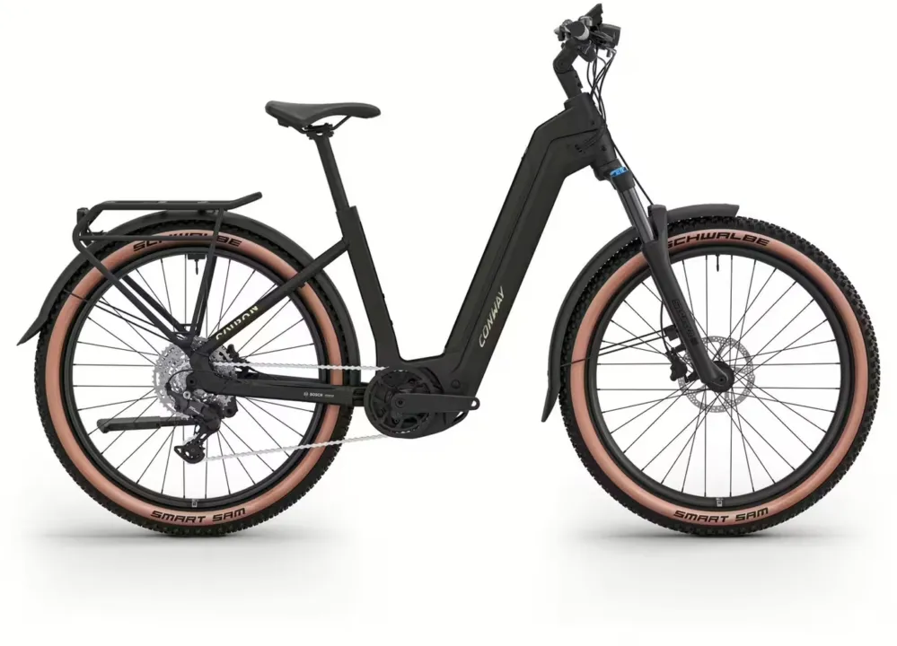 Conway Cairon C 1.0 800 - 800 Wh - 27,5 Zoll - Tiefeinsteiger - 2026 - black - gold - Größe S / 41 CM Schnäppchen