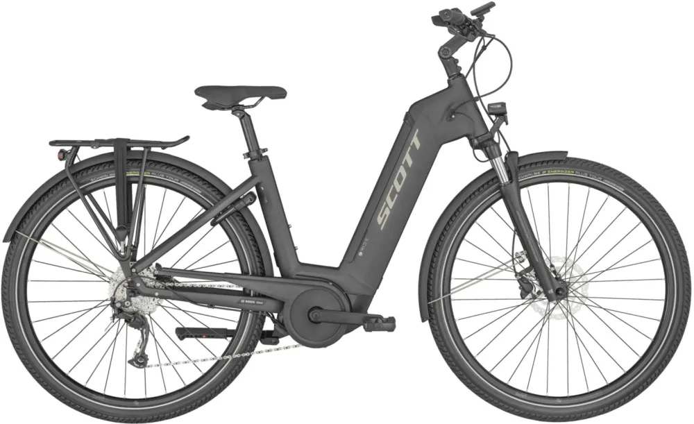 Scott Sub Tour eRIDE 20 Unisex - 500 Wh - 28 Zoll - Tiefeinsteiger - Dark Anodized Grey - Größe S Neu