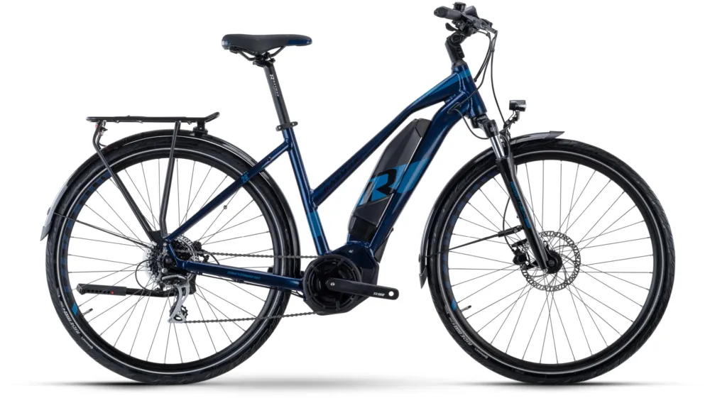Sonderaktion Raymon TourRay E 2.0 T350 - 500 Wh - 28 Zoll - Trapez - dark blue/blue - Größe L