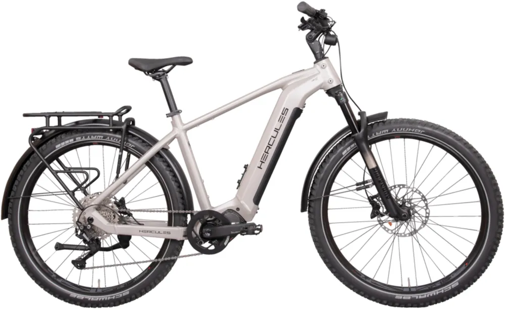 Preiswert Hercules Nos SUV 2.2 - 630 Wh - 27,5 Zoll - Diamant - silver matt - Größe 48 CM