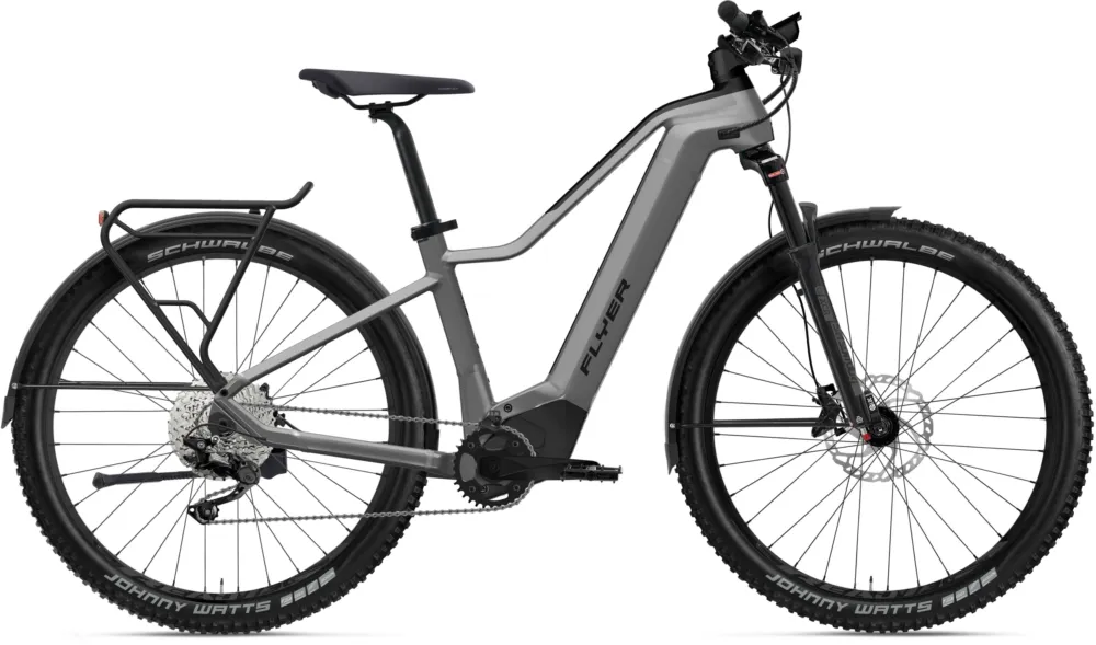 Saisonangebot Flyer Goroc2 2.10 - 750 Wh - 29 Zoll - Diamant - Cast Silver / Black Gloss - Größe S