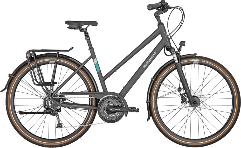 Aktuell Bergamont Horizon 6 Lady - 28 Zoll - Trapez - matt anthracite grey - Größe 48 CM