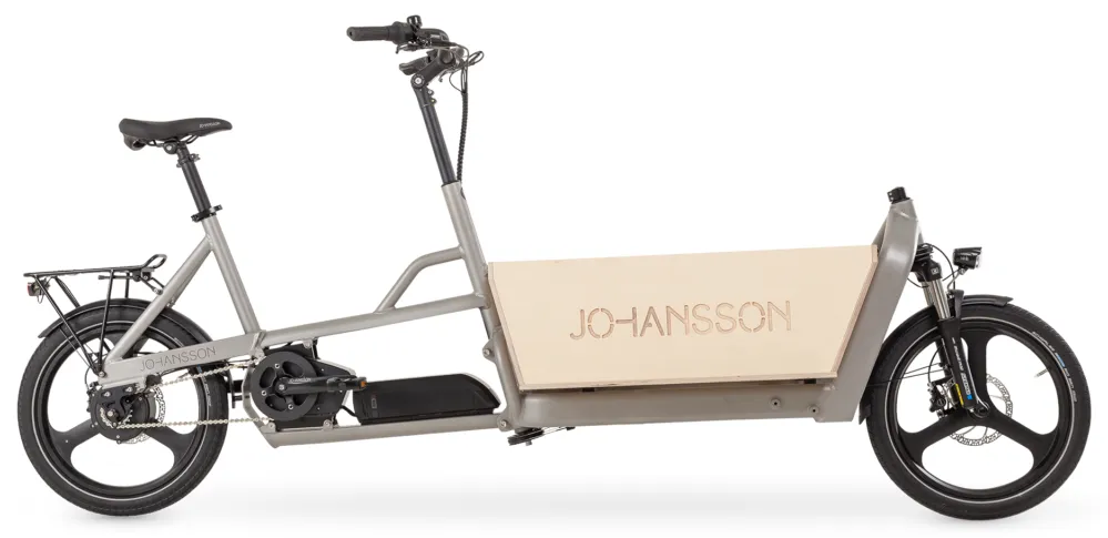 Johansson Gunnar Drive S - Vario-Transportkorb - 522 Wh - 20 Zoll - Long John - graualuminium - Größe One Size Markenware