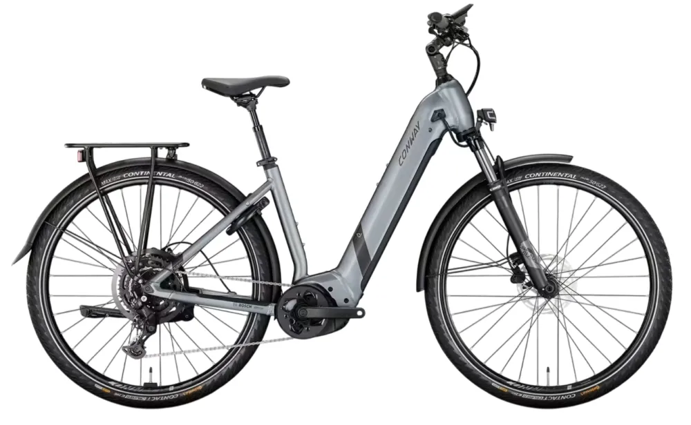 Schneller Versand Conway Cairon T 3.0 750 SE - 750 Wh - 28 Zoll - Tiefeinsteiger - shadowgrey metallic matt / black metallic matt - Größe M / 46 CM