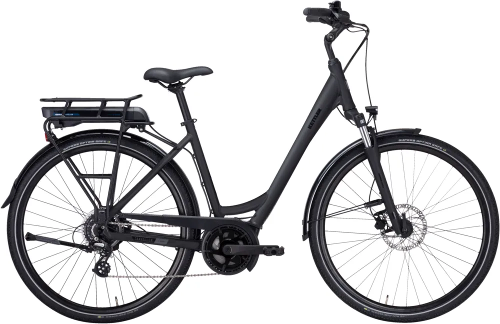Kettler Traveller E-Silver 8 - 400 Wh - 28 Zoll - Tiefeinsteiger - black matt - Größe 50 CM Kracherpreis