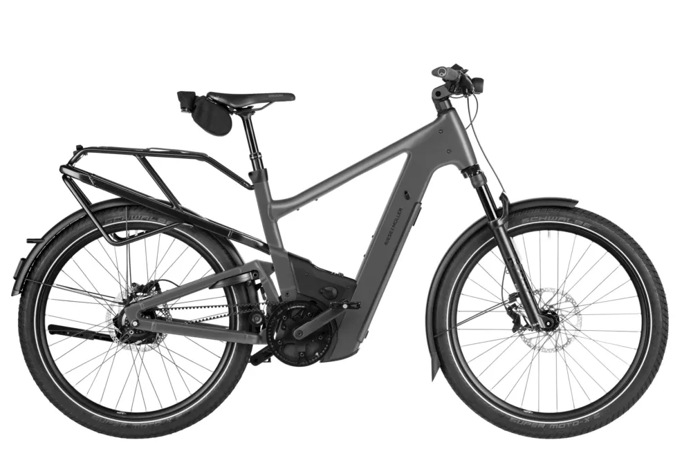 Sonderaktion Riese und Müller Delite5 rohloff - 800 Wh - 27,5 Zoll - Fully - 2026 - Stone Grey - Größe 47 CM