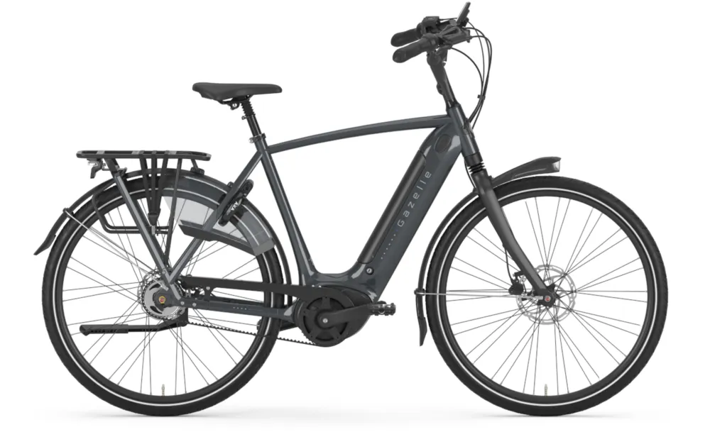 Kostenfreie Lieferung Gazelle Grenoble C5 HMB - 500 Wh - 28 Zoll - Diamant - anthracite grey gloss - Größe 61 CM