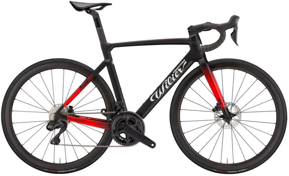 Markenware Wilier Cento1 Disc - Force eTap AXS - NDR38 - 28 Zoll - Diamant - BLACK-RED - Größe XL