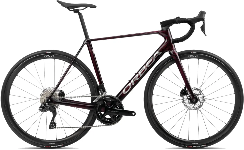 Aktuell Orbea Orca M35i - 28 Zoll - Diamant - Wine Red - Titanium (Gloss) - Größe 60 CM