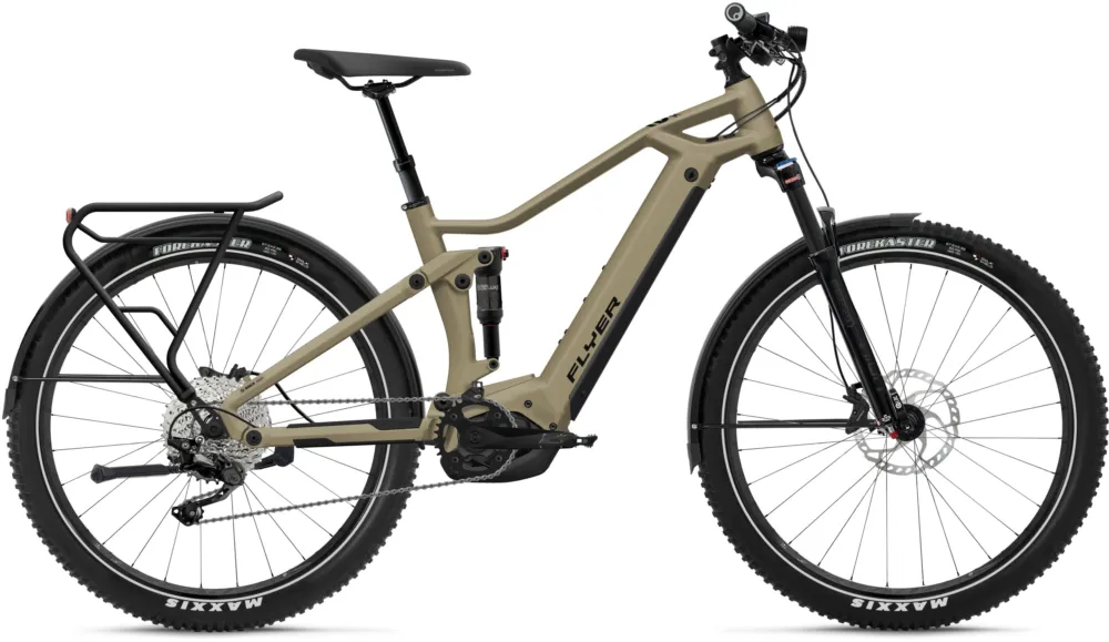 Solange Der Vorrat Reicht Flyer Goroc3 4.10 - 625 Wh - 27,5 Zoll - Fully - Sahara Sand Satin - Größe M
