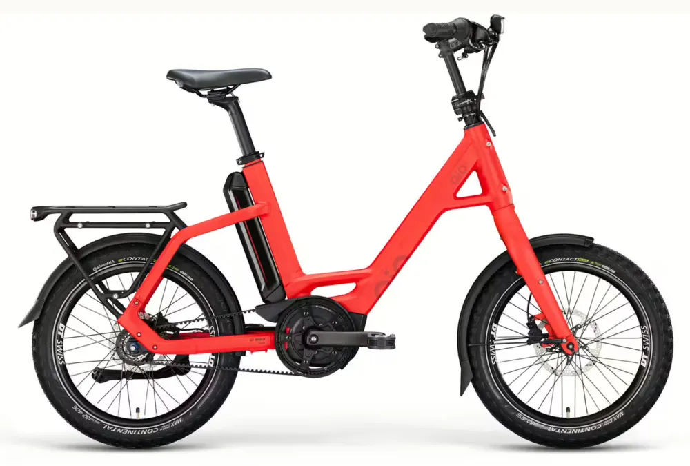 QiO Eins AP-8R - 545 Wh - 20 Zoll - Compact - imola red matt - Größe 47 CM Preisknaller
