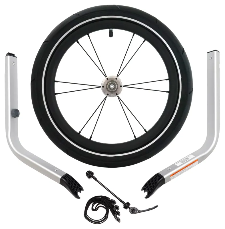 Saisonangebot Thule Chariot 1 Jogging Kit 1 - Einsitzer (bis MY2024) - Aluminium/Black - Größe One Size