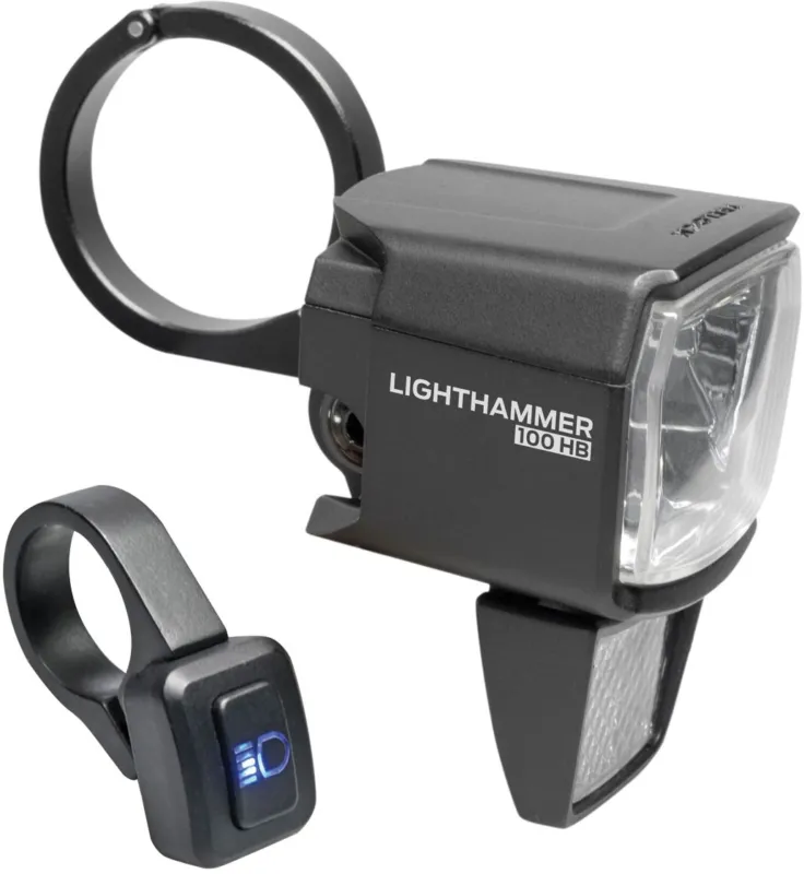 Trelock LS 890-HB Lighthammer E-Bike Scheinwerfer 12V - StVZO - schwarz - Größe 100 Lux Versand Am Gleichen Tag