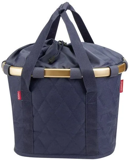 Nur Für Kurze Zeit Reisenthel Bikebasket Rhombus Midnight Lenkerkorb - rhombus midnight gold - Größe 15 Liter
