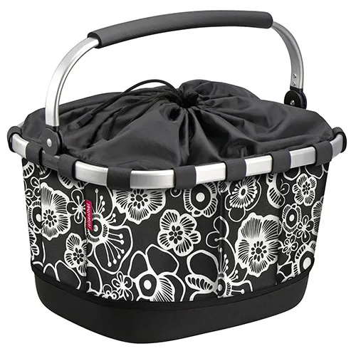 Neu Im Sortiment Reisenthel Carrybag GT UniKlip Gepäckträgerkorb - fleur schwarz - Größe 24 Liter