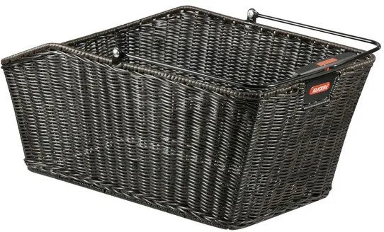 Geprüft KLICKfix by Rixen&Kaul Structura GT KorbKlip 2 Gepäckträgerkorb - schwarz - Größe 18 Liter